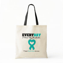 Ovarian Cancer Every Day I Miss My Grandmother Canvas Bag