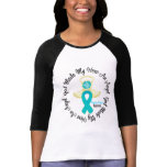 Ovarian Cancer God Made My Hero An Angel t-shirts
