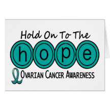 Ovarian Cancer HOPE 6 Greeting Card