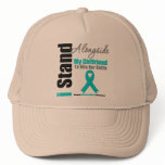 Ovarian Cancer I Stand Alongside My Girlfriend Trucker Hats