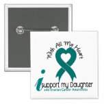Ovarian Cancer I Support My Daughter Pin