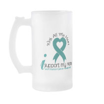 Ovarian Cancer I Support My Mum Coffee Mug
