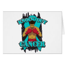 Ovarian Cancer Knock Out Cancer Card
