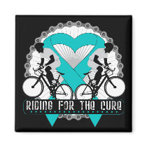 Ovarian Cancer Riding For The Cure Magnets