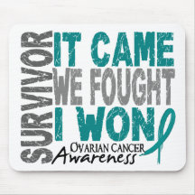 Ovarian Cancer Survivor It Came We Fought I Won Mousemats