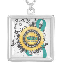 Ovarian Cancer Warrior 23 Pendant