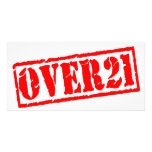 Over 21 photo cards