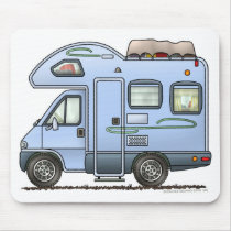 Over Cab Camper RV Mousepad