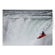 Over the Falls Greeting Card