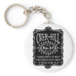 Over The Hill 30th Birthday Keychain