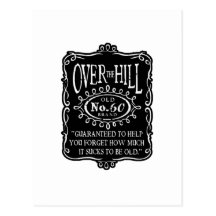 Over The Hill 60th Post Card