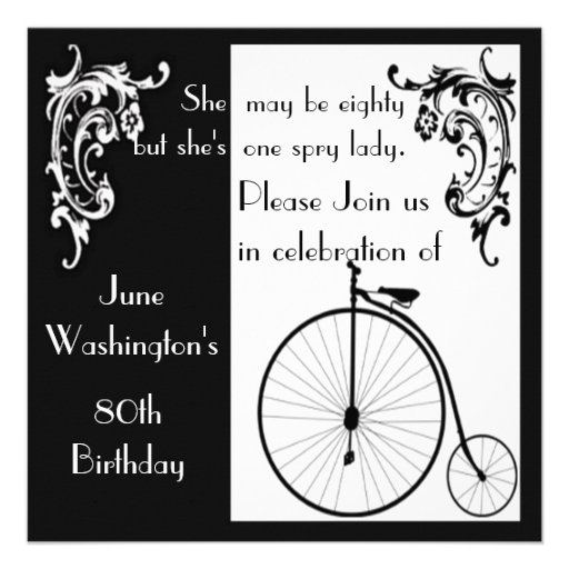 Over the Hill Birthday Invitation
