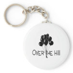 Over The Hill Black Balloons Keychains