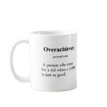 Overachiever Definition Coffee Mugs