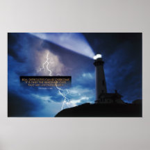 Overcome Difficulties Inspirational Poster Print