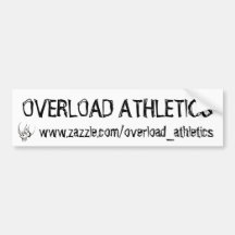 Overload Athletics Bumper sticker