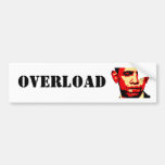 OVERLOAD bumper sticker