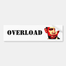 OVERLOAD bumper sticker
