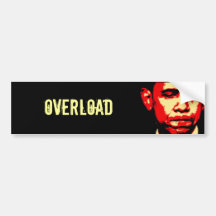OVERLOAD bumper sticker