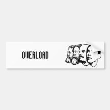 OVERLOAD bumper sticker