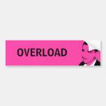 OVERLOAD bumper sticker