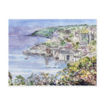 'Overlooking Fowey' Postcard