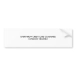 OVERTHROW CREDIT CARD COMPANIESCONDONE VIOLENCE bumper stickers