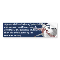 Overthrow of American Liberties (Adams) Bumper Stickers