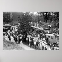 Overturned Street Car, 1910s Posters