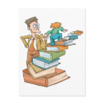 Overwhelmed Teacher Post Cards