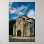 Oviedo, San Miguel de Lino, 9C, west facade, Spain posters