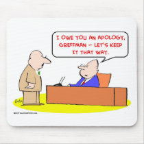 owe apology mouse pads