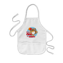 Owl 1st Birthday Aprons