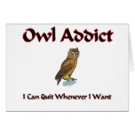 Owl Addict Card