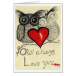 Owl Always love you... (Greeting card for your lov
