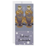 Owl and Baby ~ Cutout Bookmarks