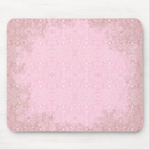 Owl and Firefly Lace Mouse Pad