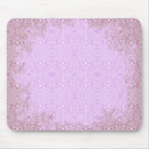 Owl and Firefly Lace Mousepads