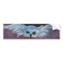 owl and wand bumper stickers