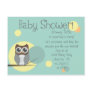 Owl Baby Shower - Boy Postcard Invitations