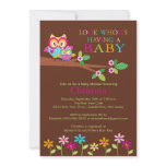 Owl Baby Shower Invitations