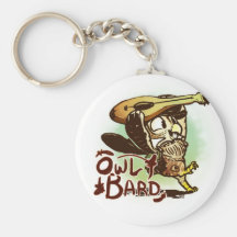 Owl Bard Keychain