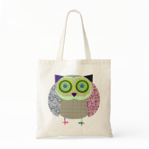 owl bird gufo canvas bags