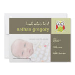 Owl Birth Announcement