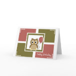 Owl Birthday Card