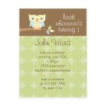 Owl Birthday Party Invitation postcards