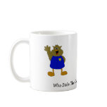 Owl Cartoon Cop Shouting Mug