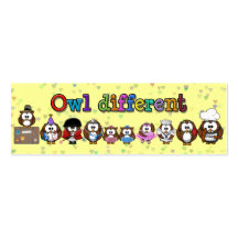 owl different business cards