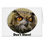 Owl - Don't Stare cards