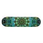 Owl Eyes kaleidoscope Skate Board Deck